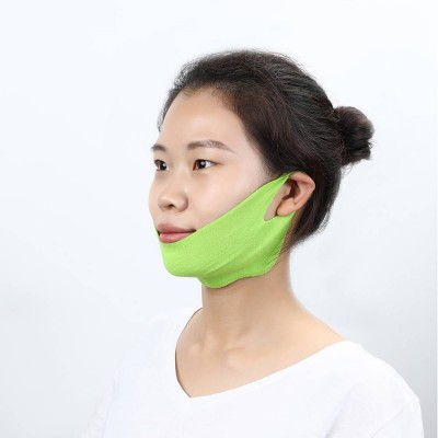 Hydrogel Fabric V Line Shape Lifting Slim Face Mask For Reducing Double Chin